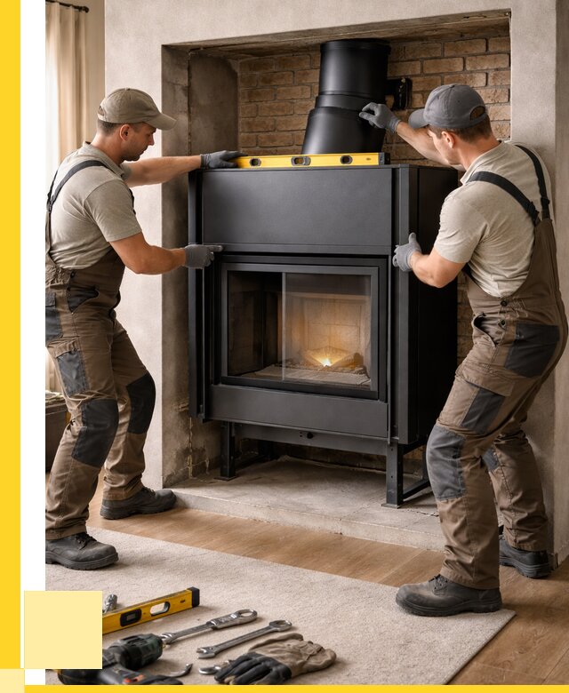 Установка каминных топок в Добрянке под ключ от 18184 р. | ЭриданДбр