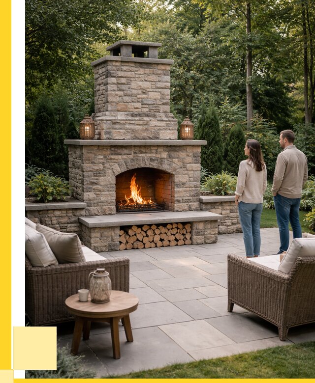 Уличные камины из кирпича в Добрянке от 151530 р. | ЭриданДбр