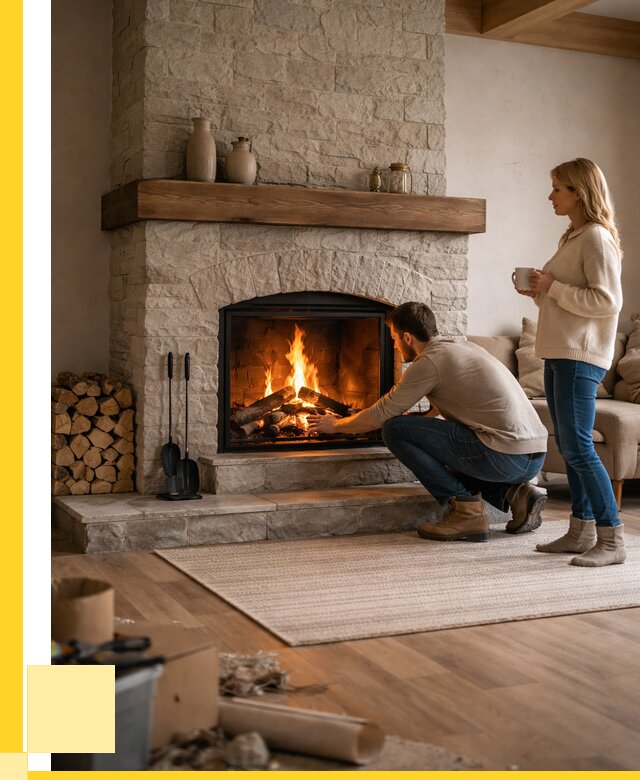 Камины для загородного дома в Добрянке от 353570 р., ЭриданДбр