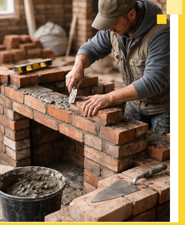 Кладка каминов под ключ в Добрянке профессиональная отделка и монтаж