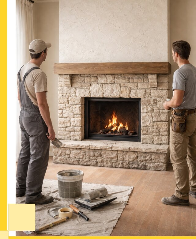 Отделка каминов в Добрянке от 6566 р. под ключ | ЭриданДбр