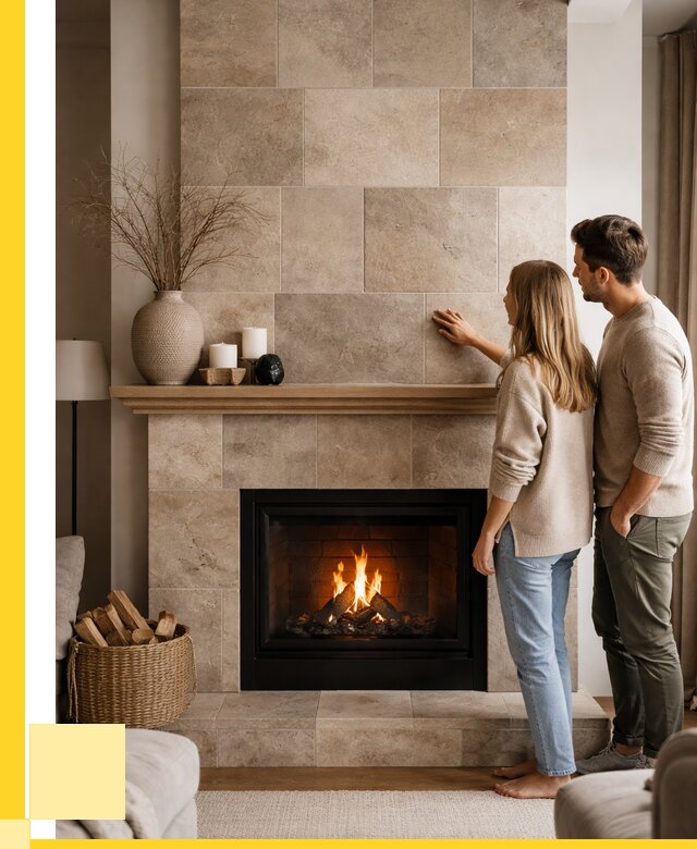 Облицовка каминов керамогранитом в Добрянке от 4546 р. | ЭриданДбр