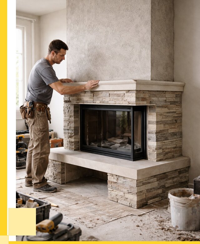 Изготовление каминов под ключ в Добрянке от 151530 р. | ЭриданДбр