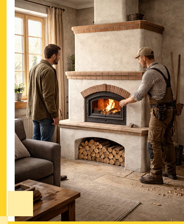 Печи камины в Добрянке: кирпичные, изразцовые от 60612 р. | ЭриданДбр