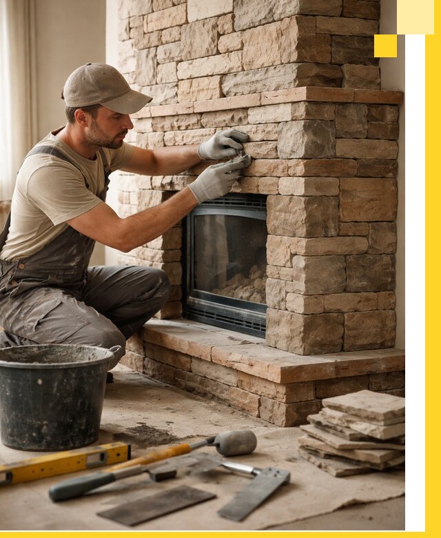 Проектирование и установка печей-каминов под ключ в Добрянке