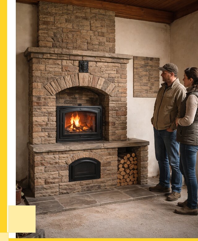 Кирпичная печь под ключ в Добрянке от 151530 р. | ЭриданДбр