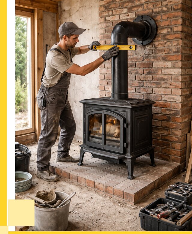 Монтаж печей установка банной печи в Добрянке от 15153 р. | ЭриданДбр