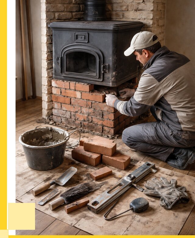 Ремонт печей в Добрянке от 12122 р., услуги печника ЭриданДбр