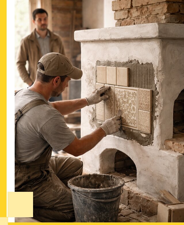 Отделка печей и банных печей в Добрянке от 35357 р. | ЭриданДбр