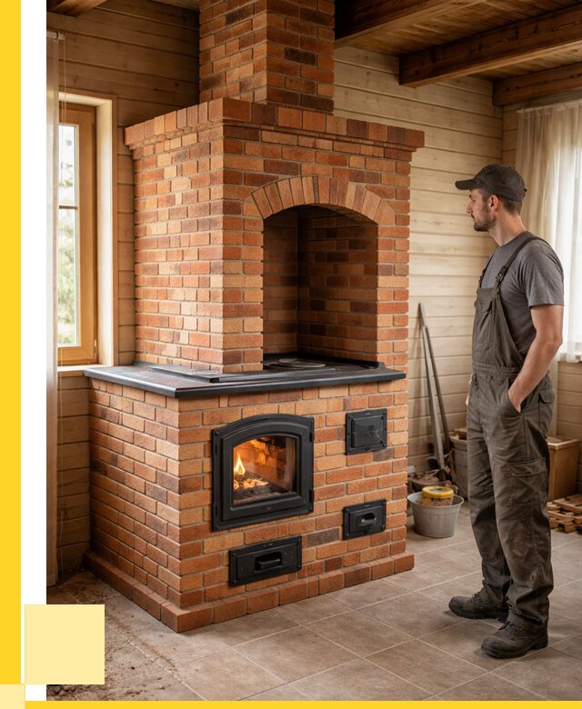 Кирпичные печи в Добрянке: купить от 151530 р. | ЭриданДбр