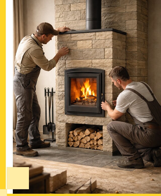 Дровяные кирпичные печи в Добрянке от 45459 р. | ЭриданДбр