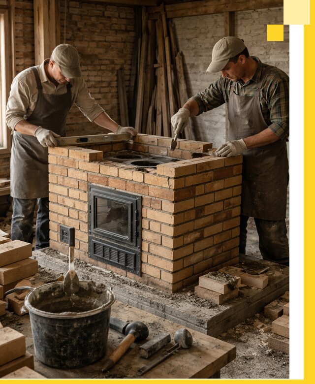 Изготовление и установка варочных печей под ключ в Добрянке