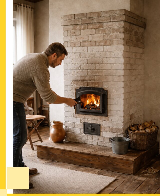 Печь голландка из кирпича в Добрянке от 85867 р. | ЭриданДбр