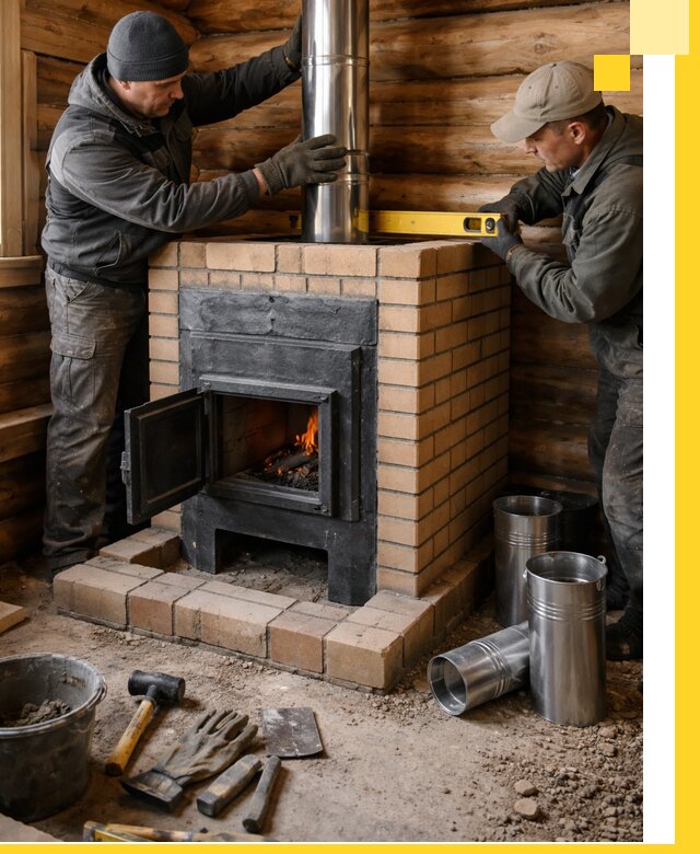 Проектирование, изготовление и установка банных печей в Добрянке