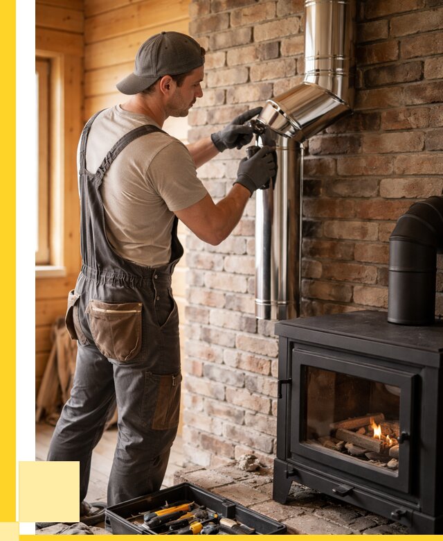Монтаж дымоходов для печей в Добрянке от 7577 р. | ЭриданДбр