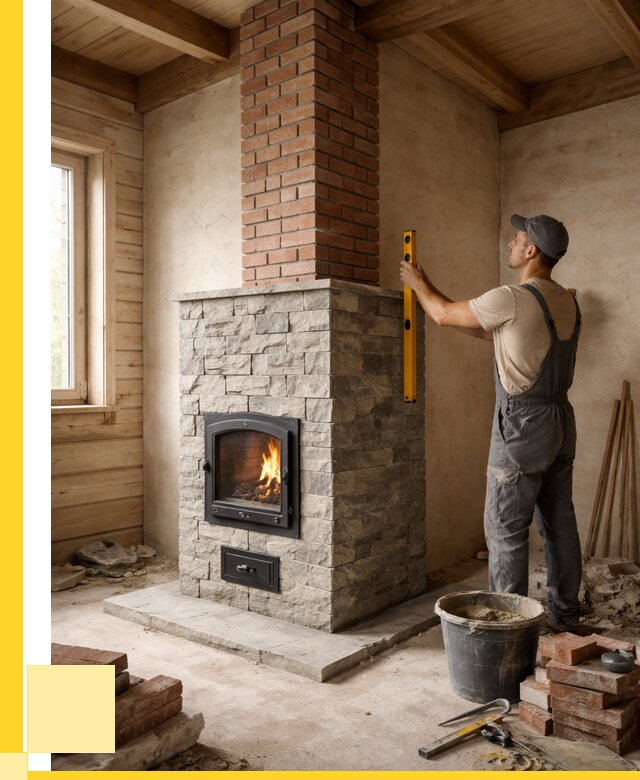 Печи и дымоходы под ключ в Добрянке от 45459 р., ЭриданДбр