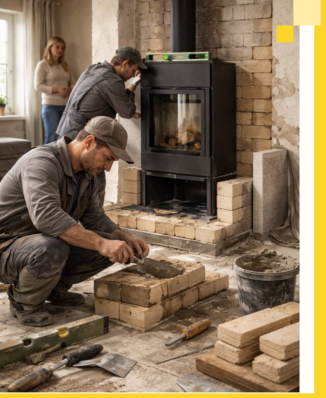 Печи и камины под ключ: проект, установка в Добрянке