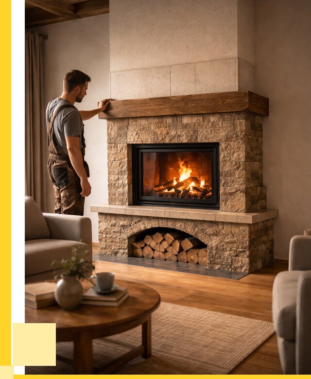 Печи камины для дома под ключ в Добрянке от 55561 р. | ЭриданДбр