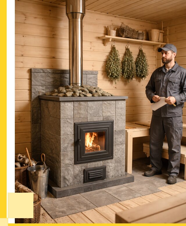 Печи для бани под ключ в Добрянке от 121224 р. | ЭриданДбр