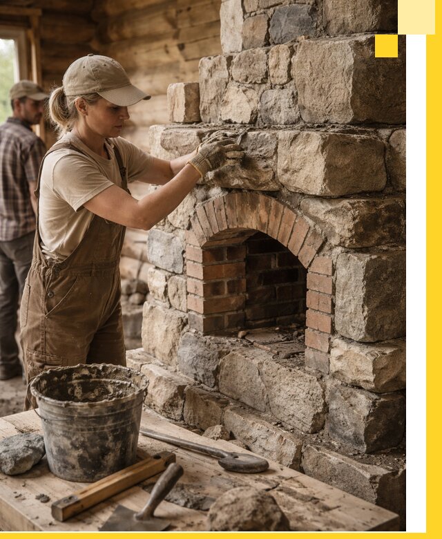 Каменные печи на заказ и монтаж в Добрянке, долговечные решения