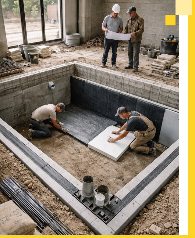 Проекты частных и общественных бассейнов под ключ в Добрянке