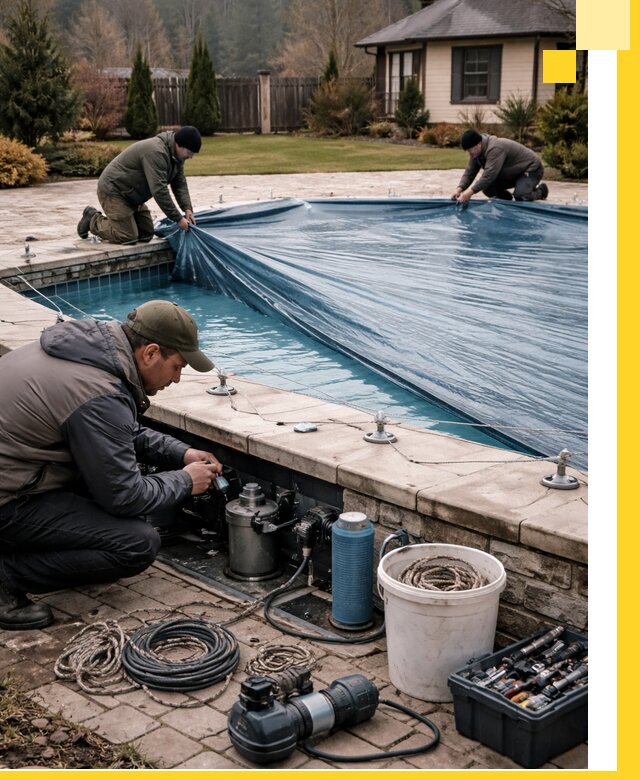 Консервация бассейнов в Добрянке: подготовка к длительному хранению