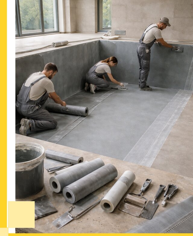 Гидроизоляция бассейнов в Добрянке от 2020 р., ЭриданДбр