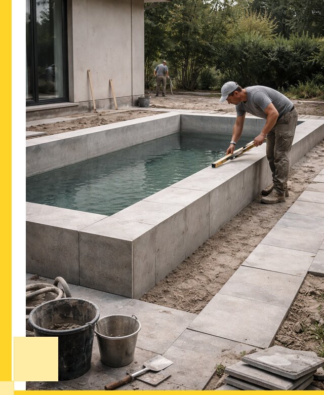 Строительство бетонного бассейна в Добрянке от 1212240 р. | ЭриданДбр