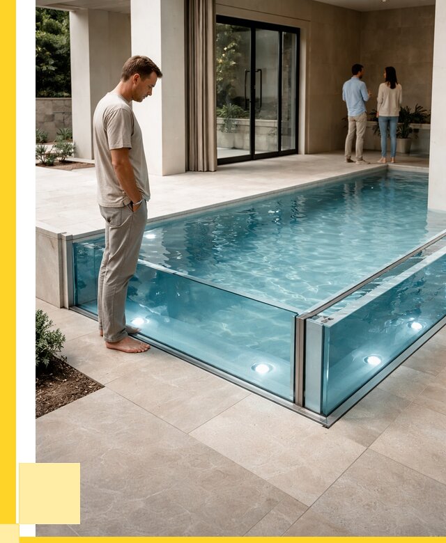 Стеклянные бассейны в Добрянке от 1212240 р. | ЭриданДбр — мозаика