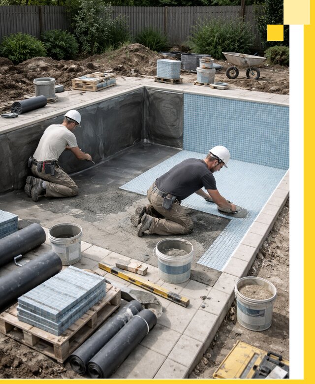 Проектирование и строительство стационарных бассейнов в Добрянке