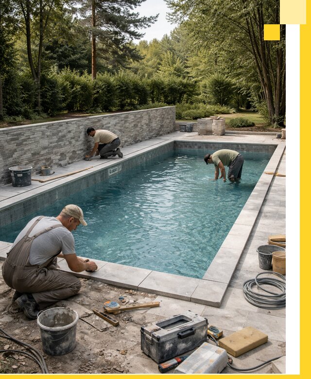 Проектирование и строительство частных бассейнов в Добрянке