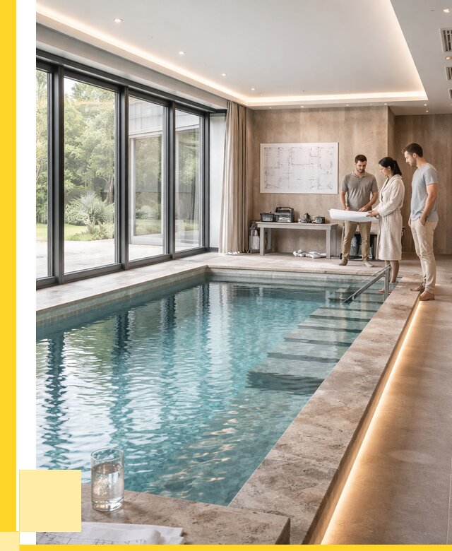 Закрытые бассейны под ключ в Добрянке от 2525500 р. | ЭриданДбр