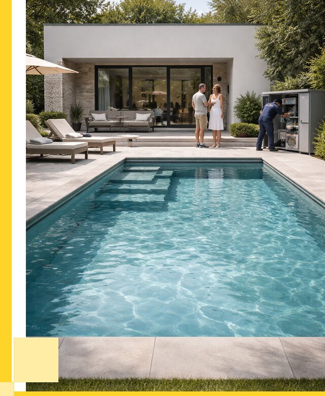 Бассейн в доме в Добрянке под ключ от 1212240 р. | ЭриданДбр