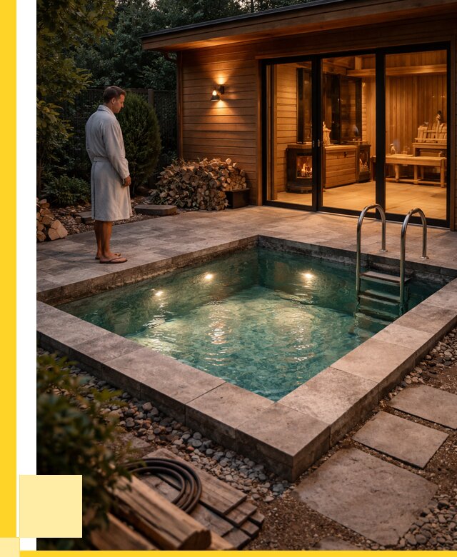 Бани с бассейном под ключ в Добрянке от 95969 р. | ЭриданДбр