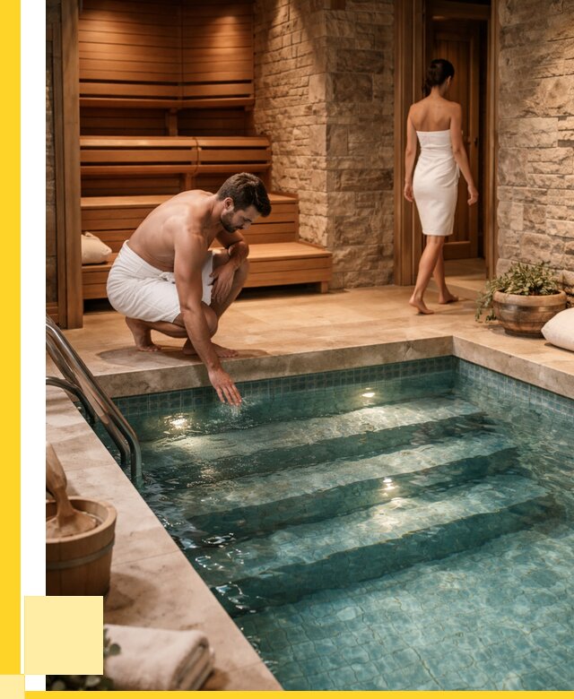 Сауна с бассейном под ключ в Добрянке от 121224 р., ЭриданДбр