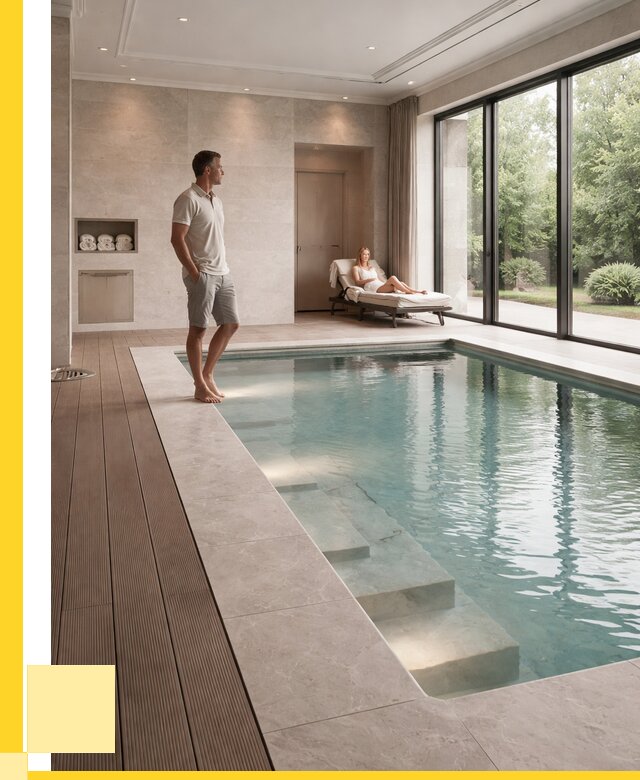 Бассейны в коттедже под ключ в Добрянке от 1212240 р. | ЭриданДбр