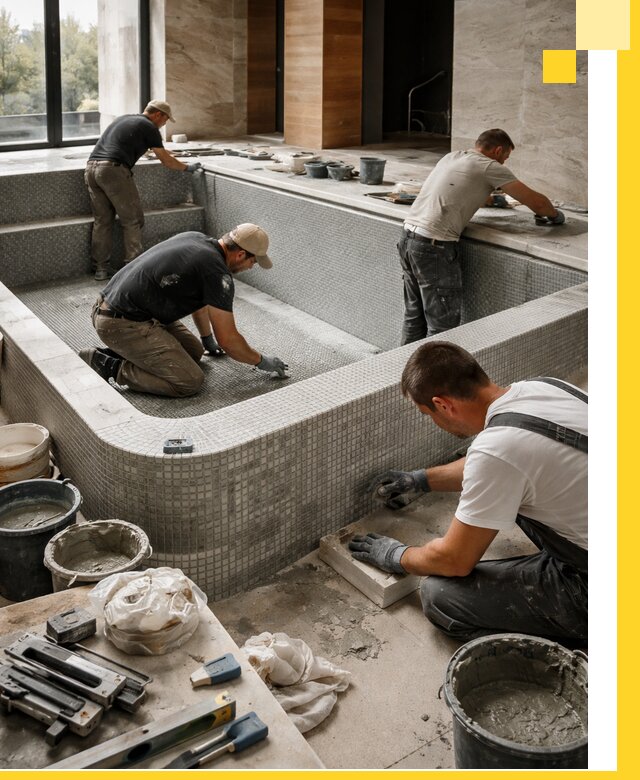 Строительство и установка СПА бассейнов под ключ в Добрянке