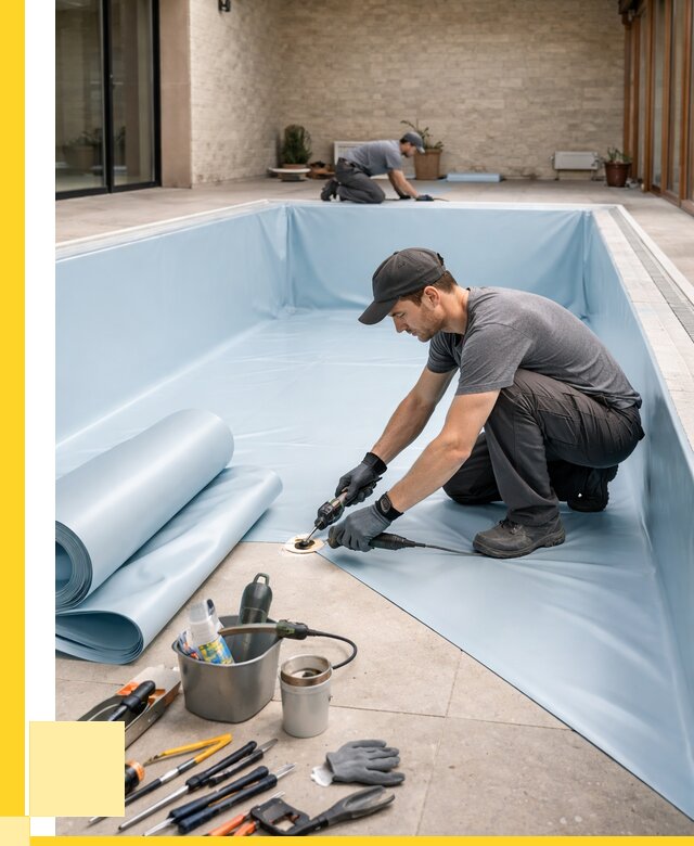 Пленка ПВХ для бассейнов в Добрянке от 2526 р. | ЭриданДбр