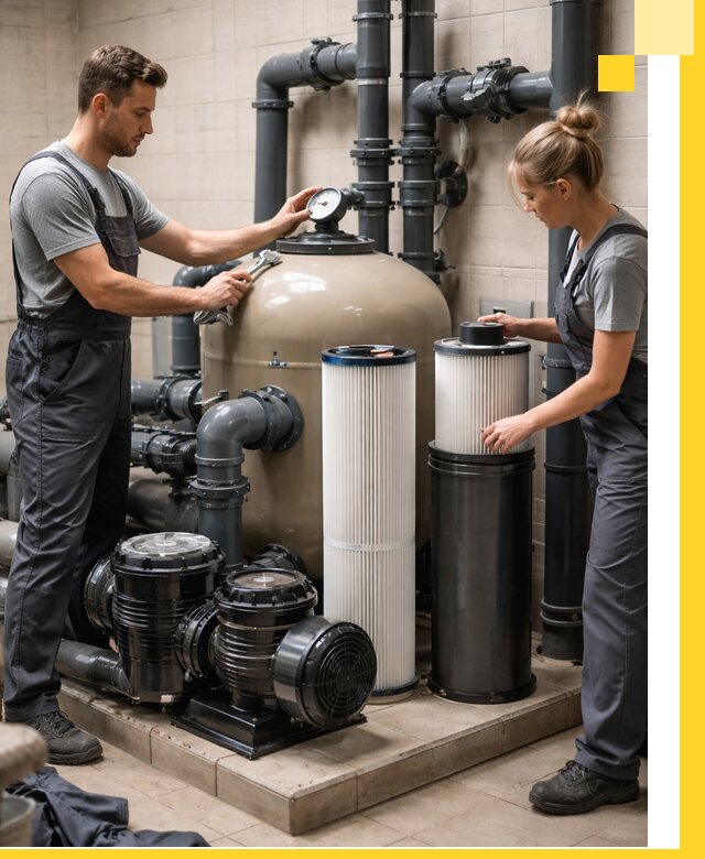 Фильтры и системы фильтрации для бассейнов в Добрянке