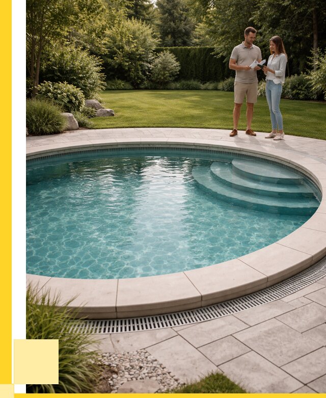 Круглые каркасные бассейны купить в Добрянке от 252550 р. | ЭриданДбр