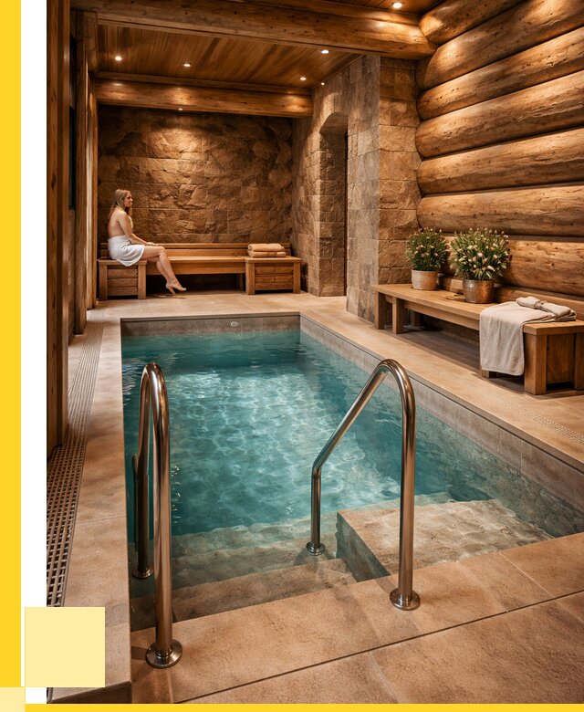 Аренда бани с бассейном в Добрянке от 1515300 р. | ЭриданДбр