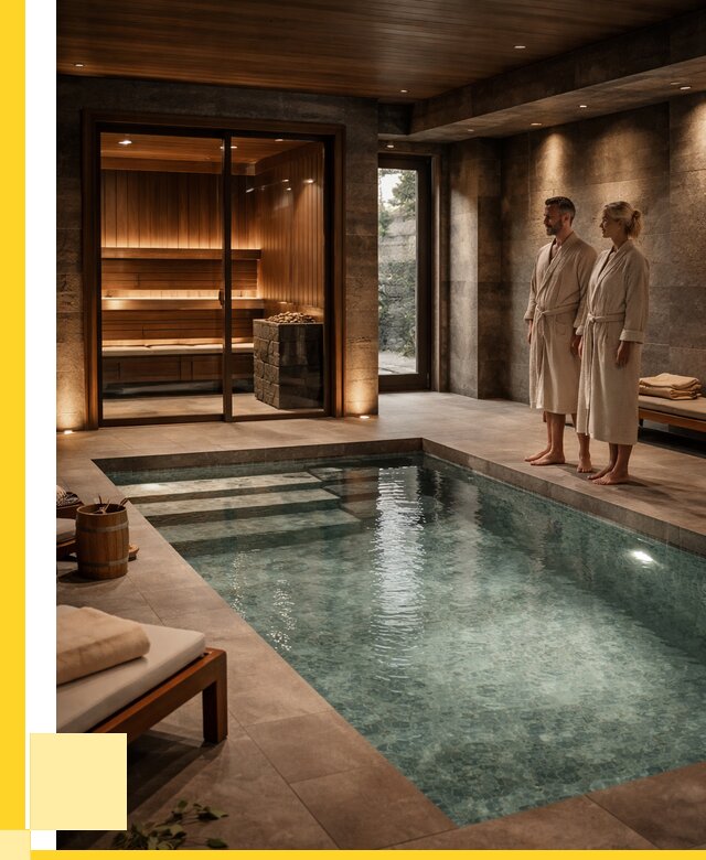 Сауна с большим бассейном в Добрянке от 1212240 р. ЭриданДбр