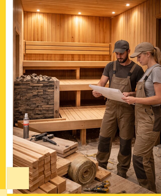 Строительство саун в Добрянке под ключ от 252550 р., ЭриданДбр