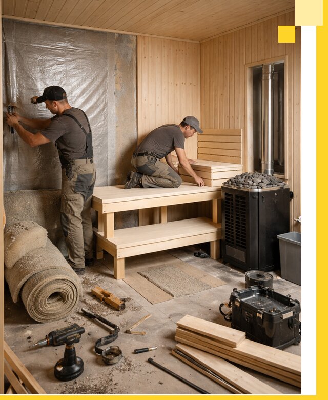 Проекты саун под ключ в Добрянке дизайн и строительство