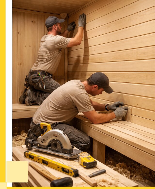 Обшивка саун вагонкой в Добрянке от 2526 р. | ЭриданДбр