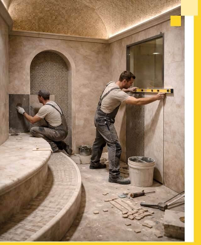 Проектирование и строительство саун с хамамом под ключ в Добрянке