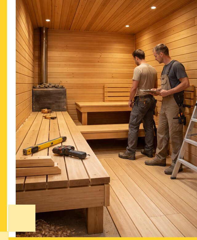 Отделка бань и саун в Добрянке по цене от 4546 р. | ЭриданДбр