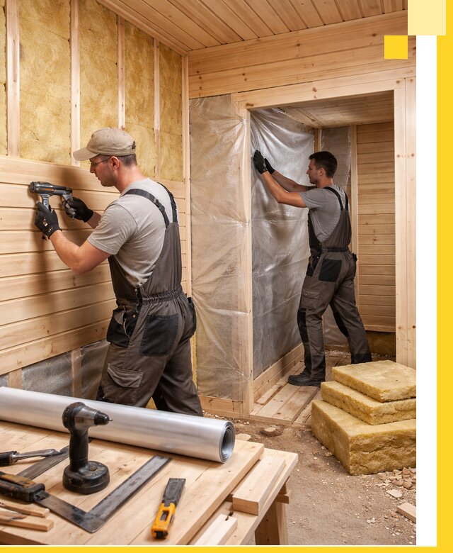 Бани под ключ в Добрянке с проектом и полным монтажом