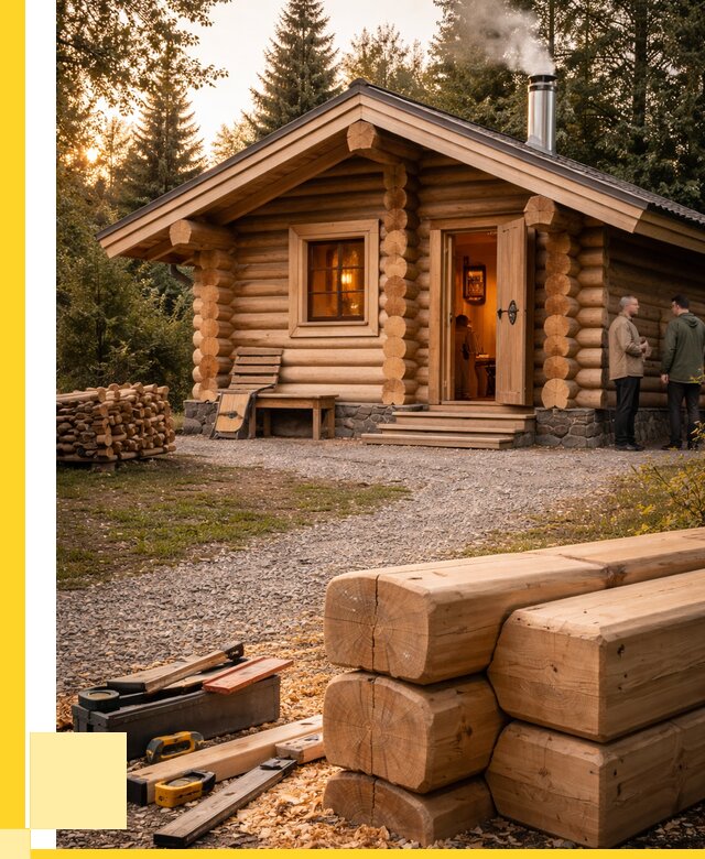 Строительство бань и комплексов в Добрянке от 454590 р.| ЭриданДбр