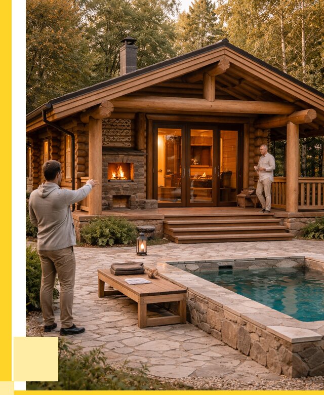 Проекты бань и хамам в Добрянке от 25255 р. | ЭриданДбр